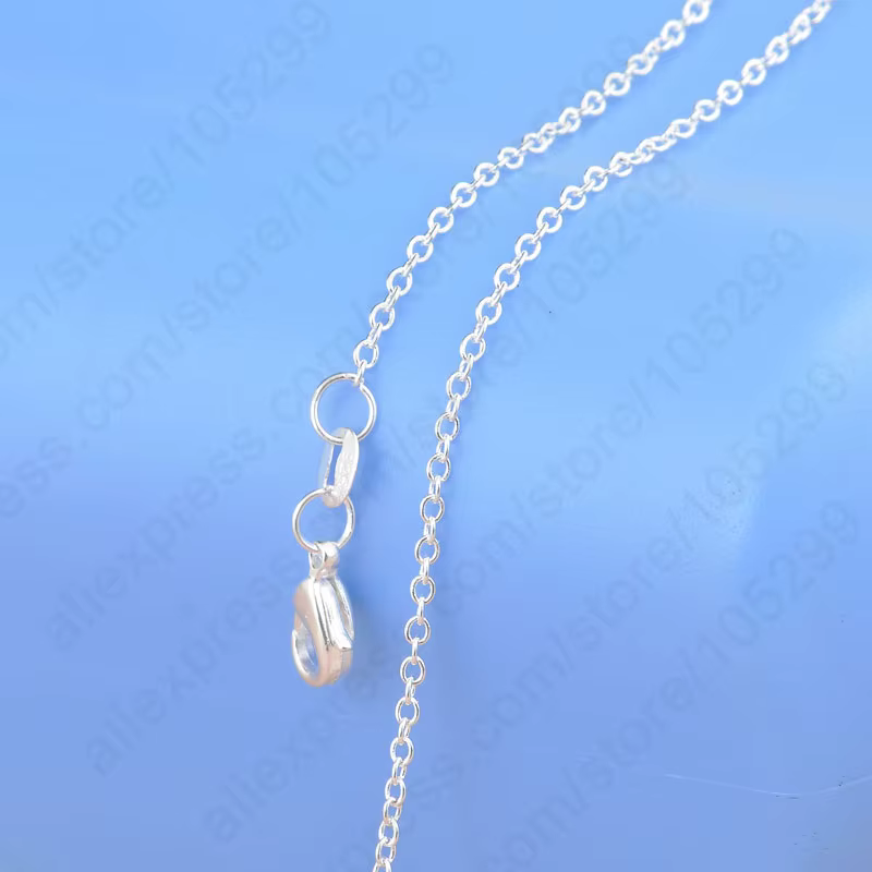 Bijoux échantillon commande 20 pièces mélange 20 Styles 18 "authentique 925 en argent Sterling lien collier ensemble chaînes + fermoirs à langosta SW