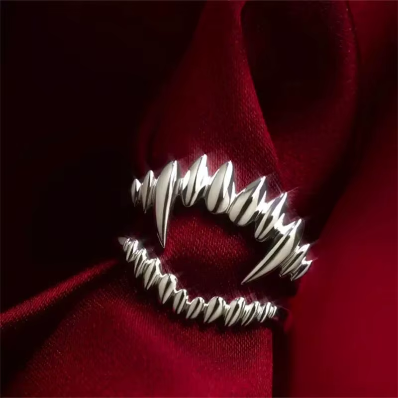 Jeu Baldur's Gate 3 anneaux Cosplay Astarion Vampire anneau en métal réglable accessoires d'halloween