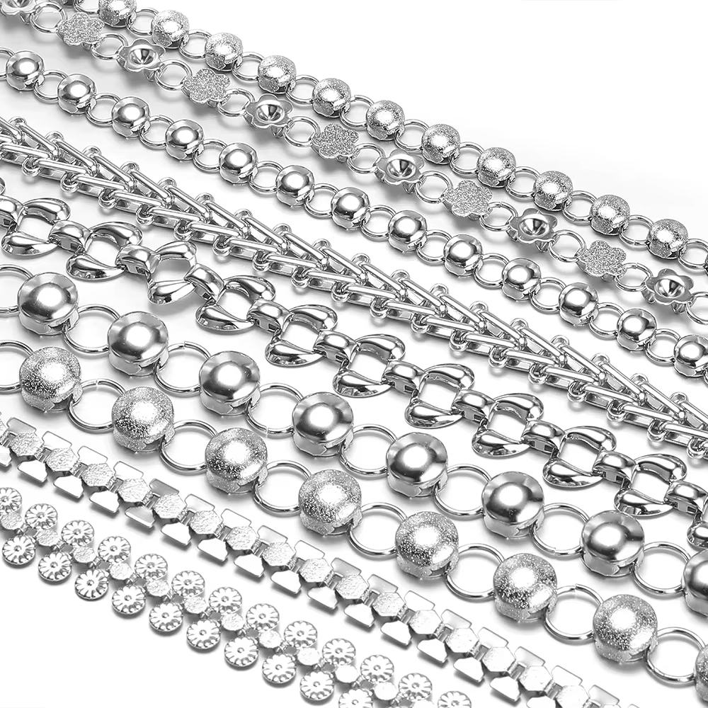 Chaînes combinées en acier inoxydable