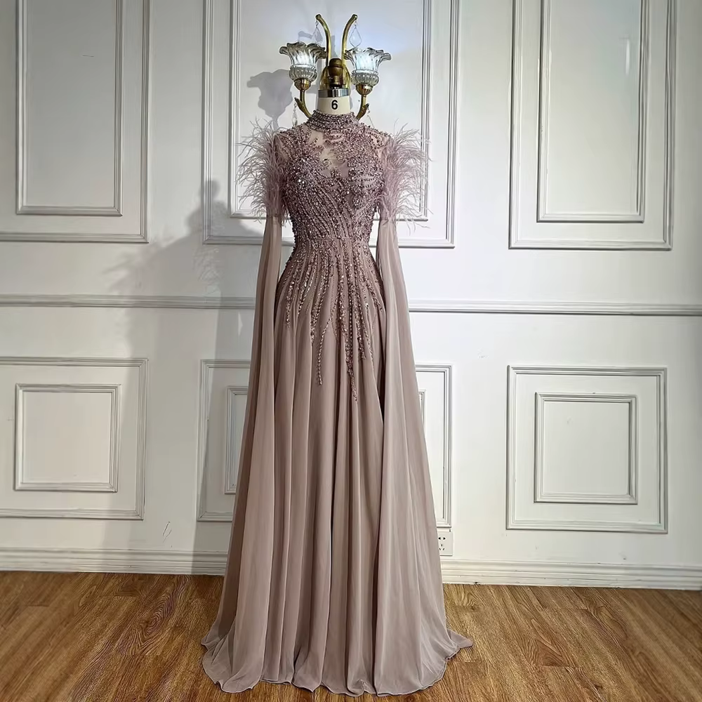 Robe de soirée trapèze élégante