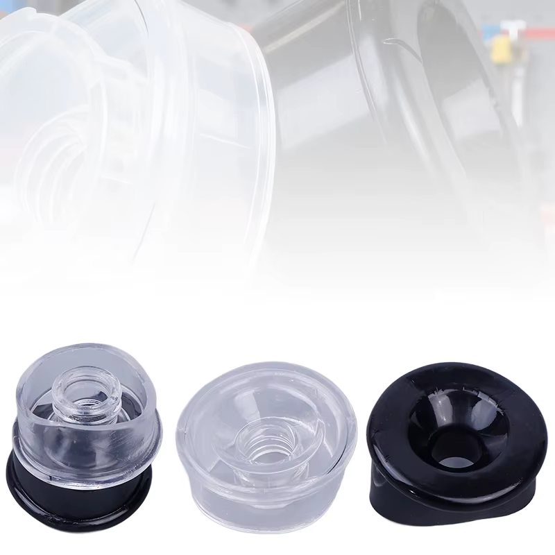 Anneau de cylindre confortable de précision ; Manchon d'étanchéité universel en silicone transparent/noir de qualité supérieure