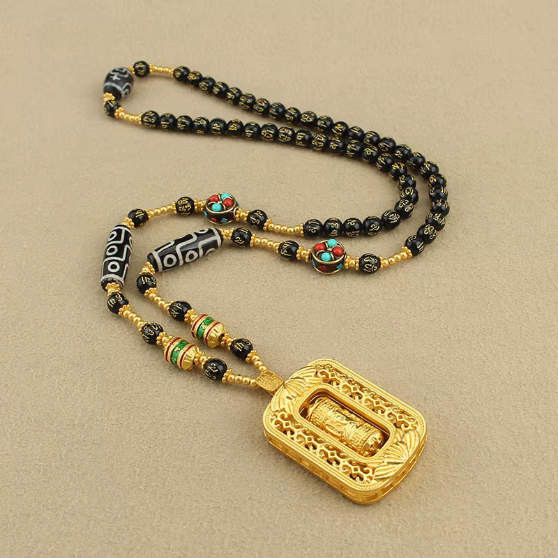 Pendentifs couleur or sable