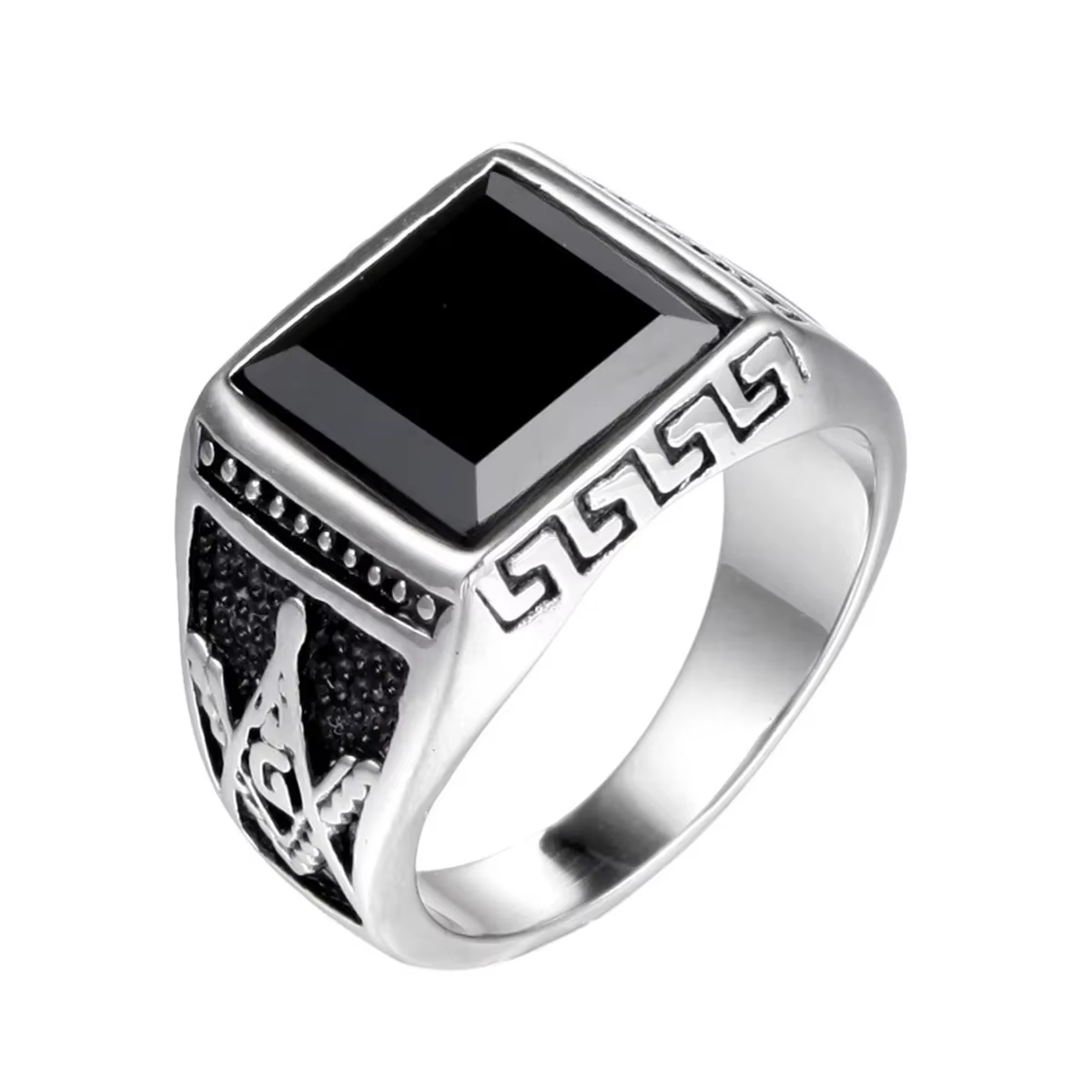 Bague rétro intégrée pour hommes