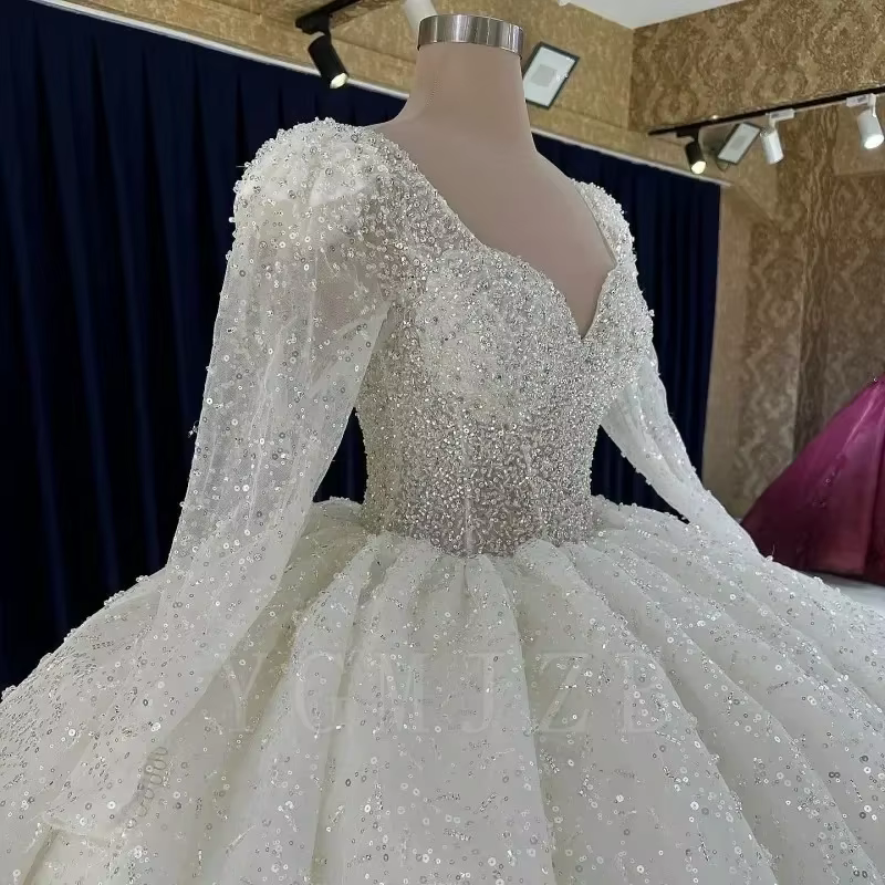 Robes de mariée scintillantes de luxe