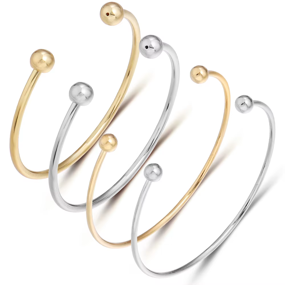 Bracelet jonc ouvert réglable Louleur