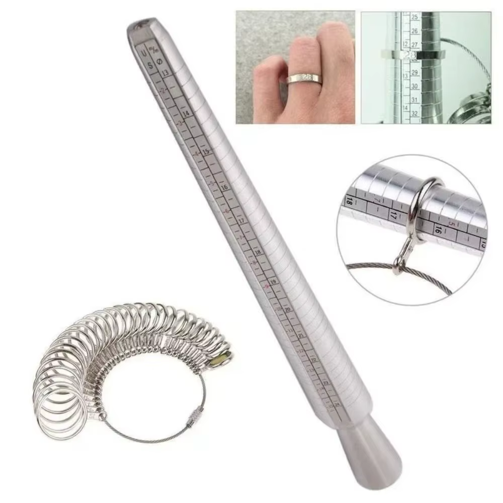 Kit d'outils de mesure pour bagues en métal