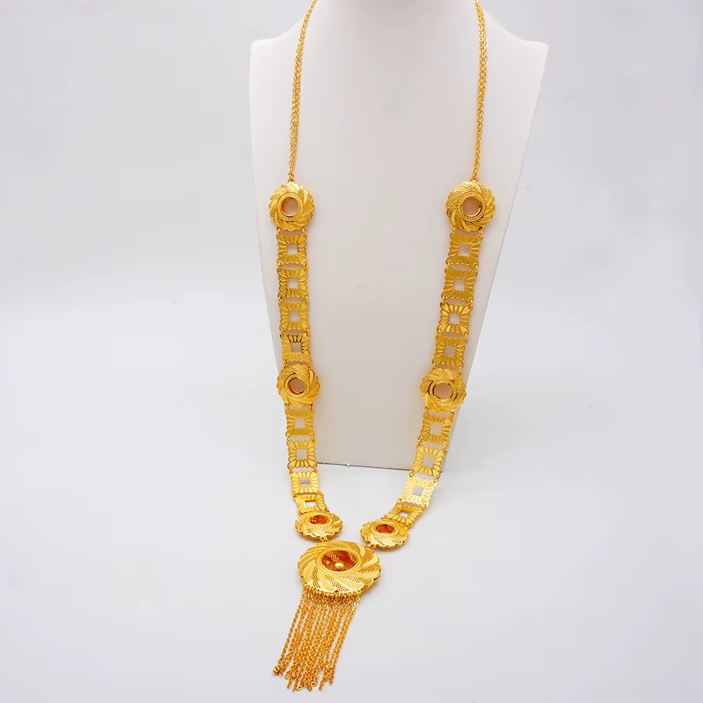 Ensemble de bijoux en or de Dubaï pour femmes