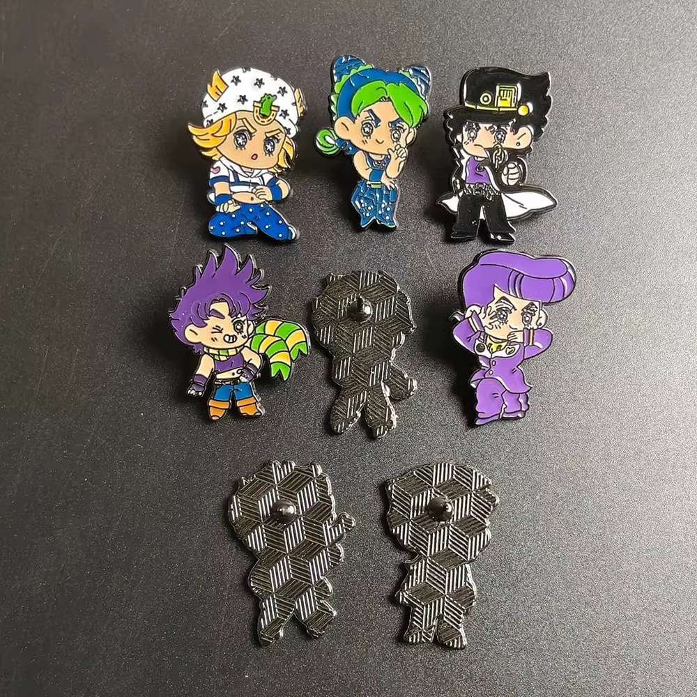 Broche JoJo Jotaro Kujo Giorno Giovanna Joseph Joestar