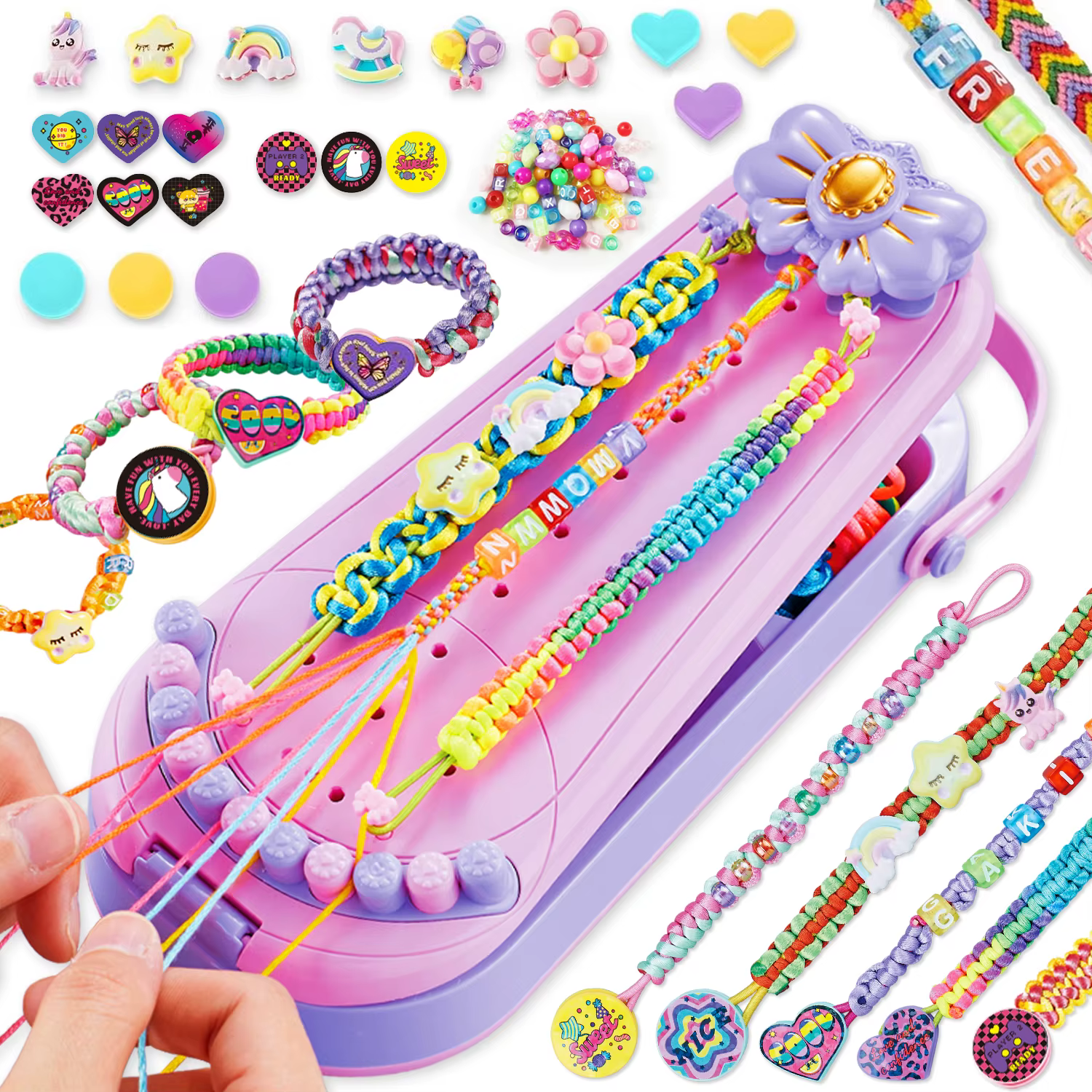 Kit de fabrication de bracelets à faire soi-même pour filles