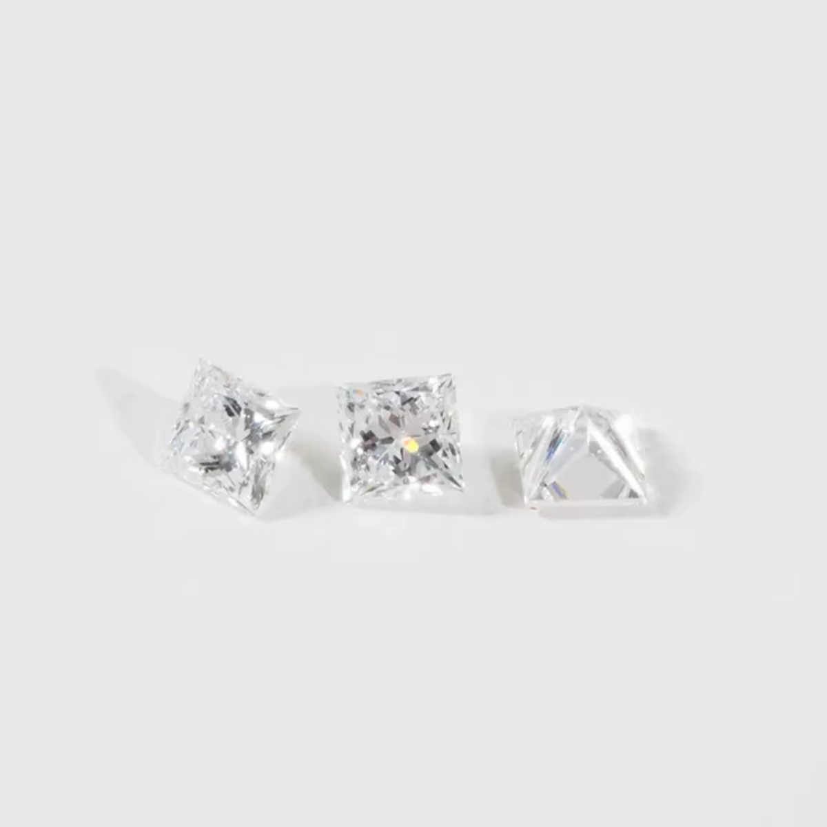 Diamant de taille princesse