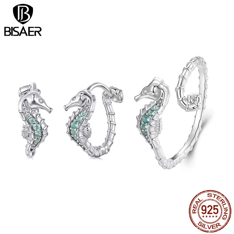 BISAER – ensemble de bijoux en argent Sterling 925