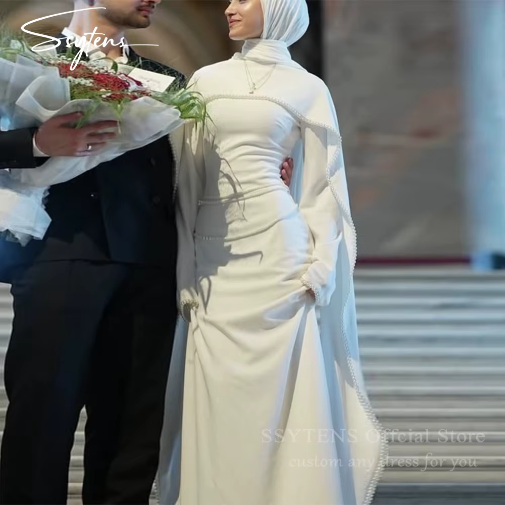 Robes de mariée musulmanes modestes SSYTENS