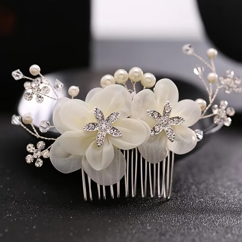 Peigne à cheveux de mariage