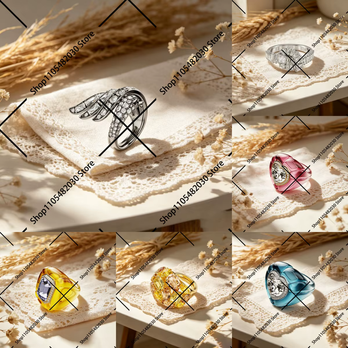 Bague élégante à sertissage clos