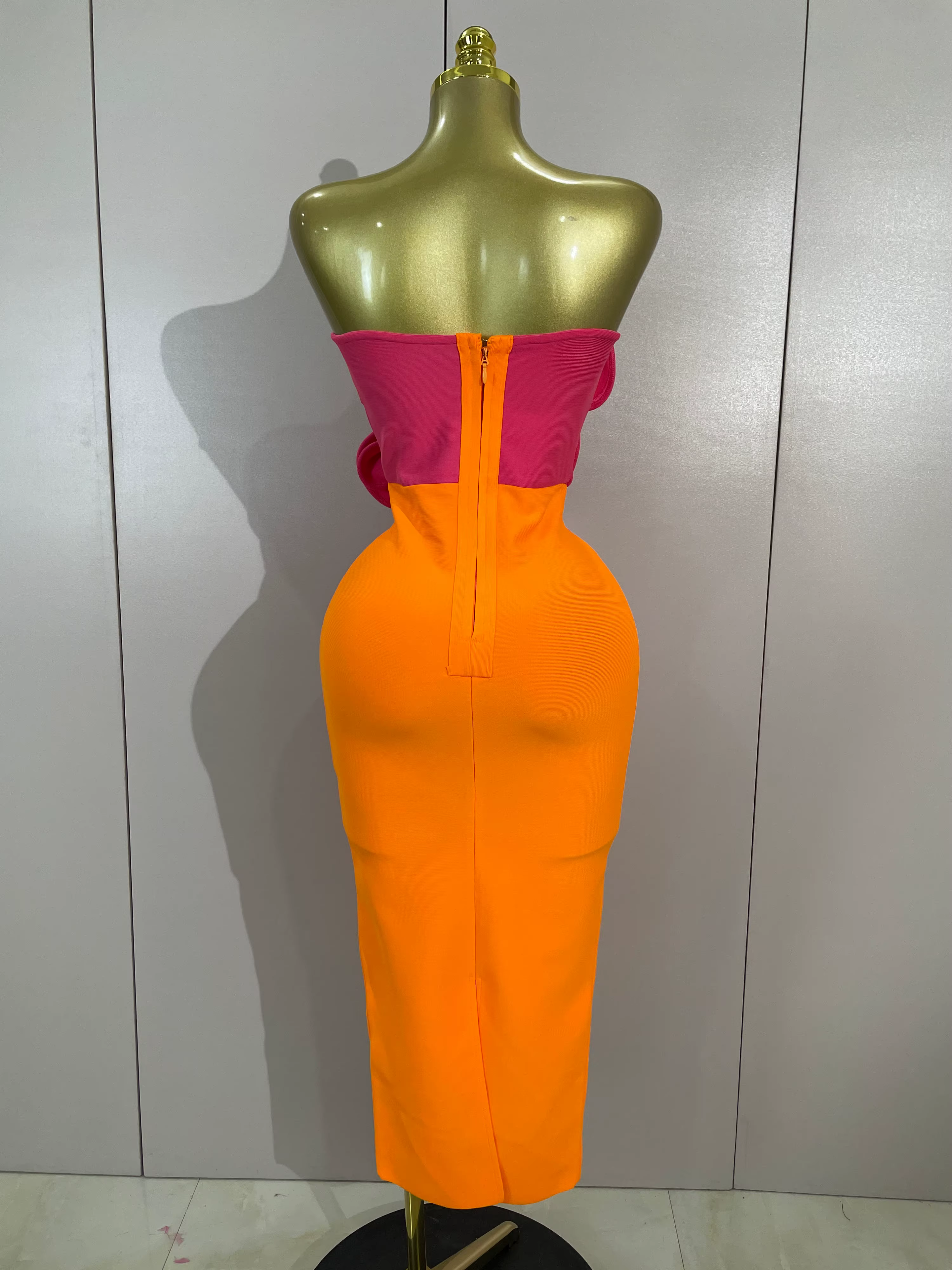 Robe longue de soirée élégante et luxueuse pour femme