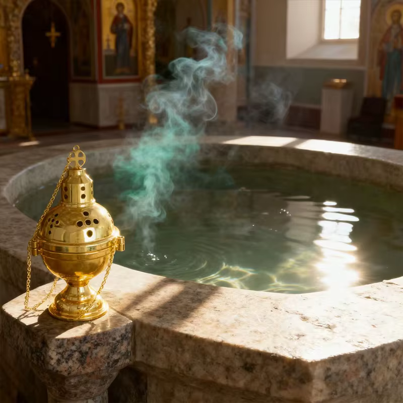 Nouveau brûleur d'encens de l'église orthodoxe 2026