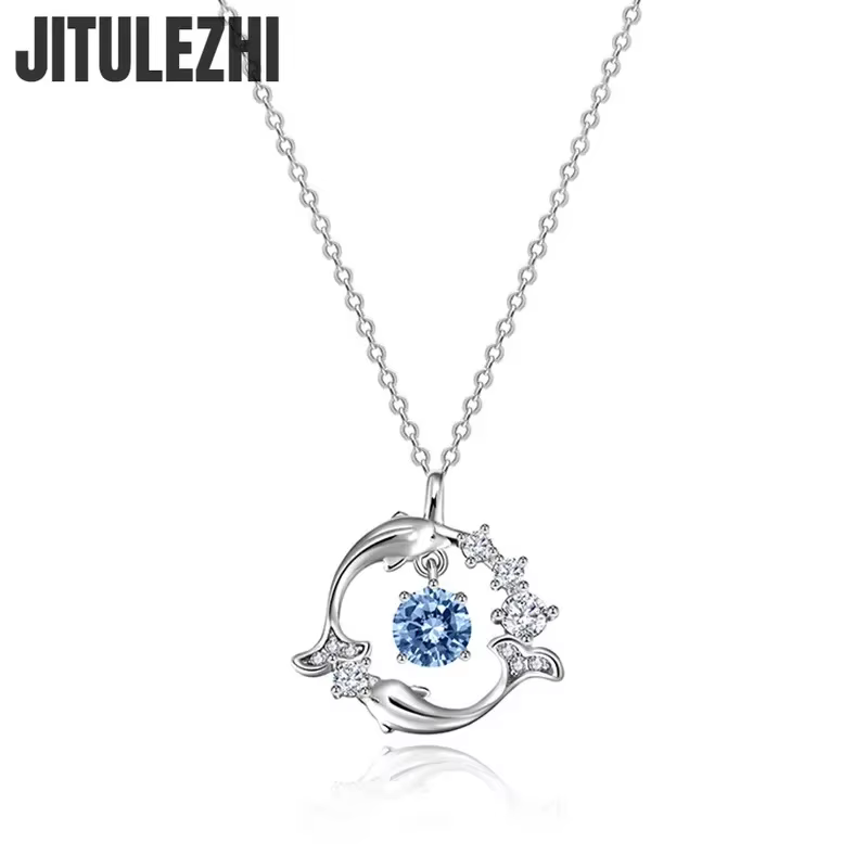 Collier pendentif en argent Sterling 925 pour femmes
