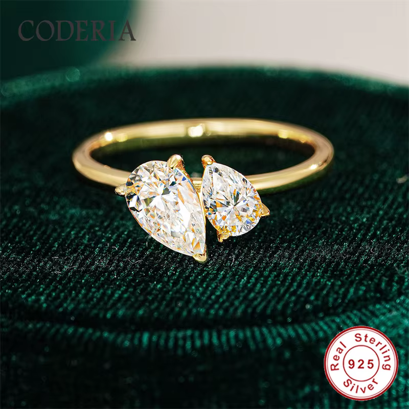 Bague en Moissanite 1.5CT pour femmes