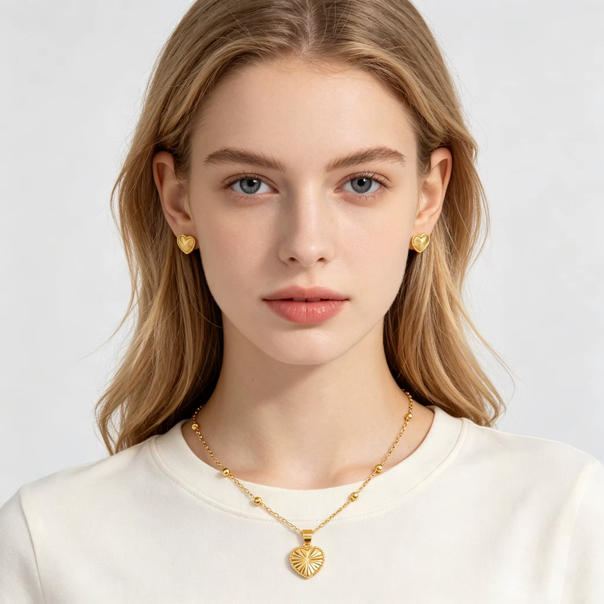 Achat en gros de parures de luxe 2 pièces (collier et boucles d'oreilles) pour femmes