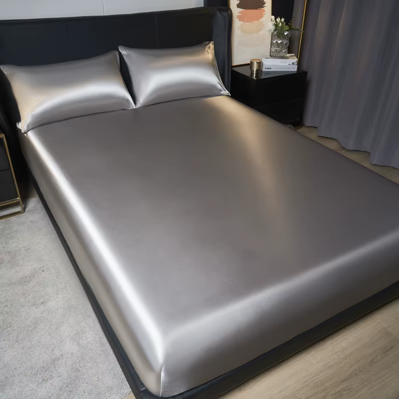Drap-housse élégant en satin - Luxueux hauteur 35 cm