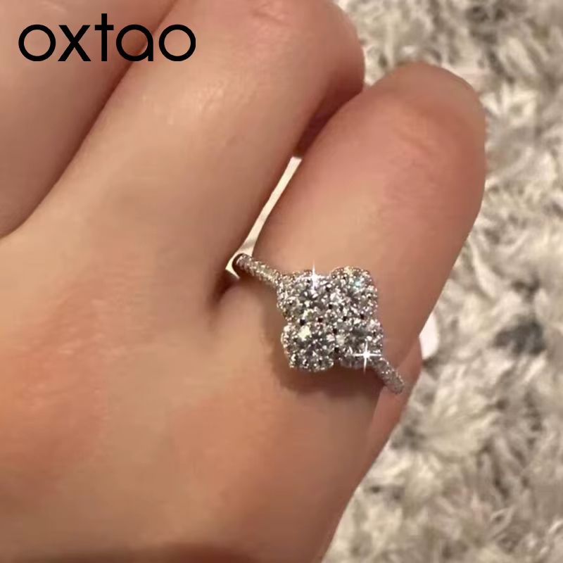 Bague OXTAO classique de style floral