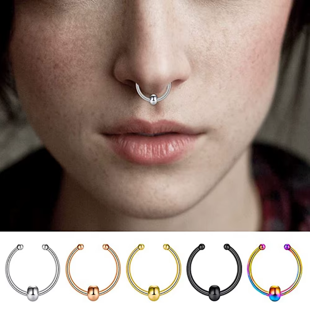 Faux piercing de septum