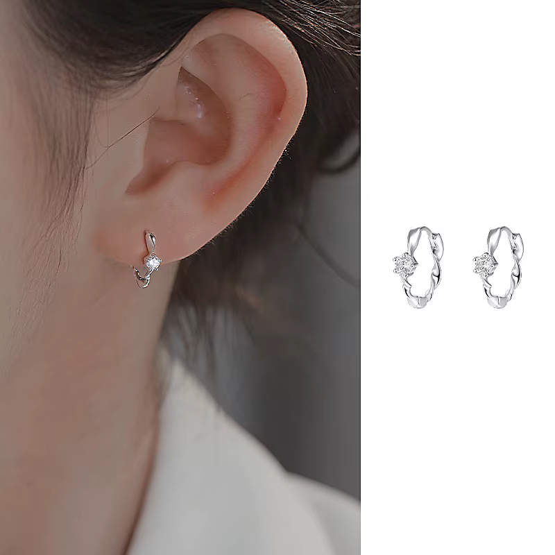 Boucles d'oreilles en argent Sterling 925 pour femmes