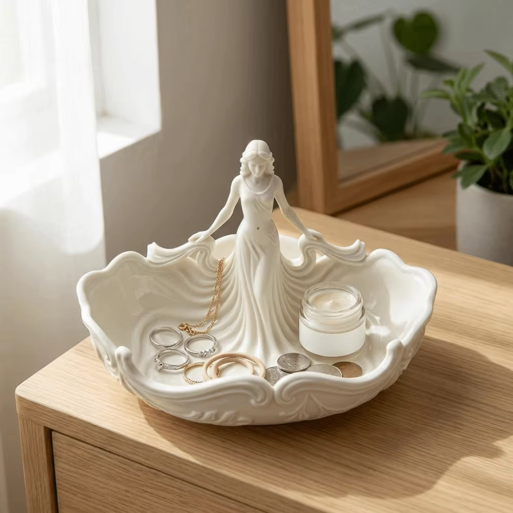 Plateau de rangement élégant pour bijoux