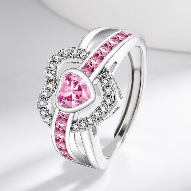 Bague classique en argent sterling 925 pour femmes