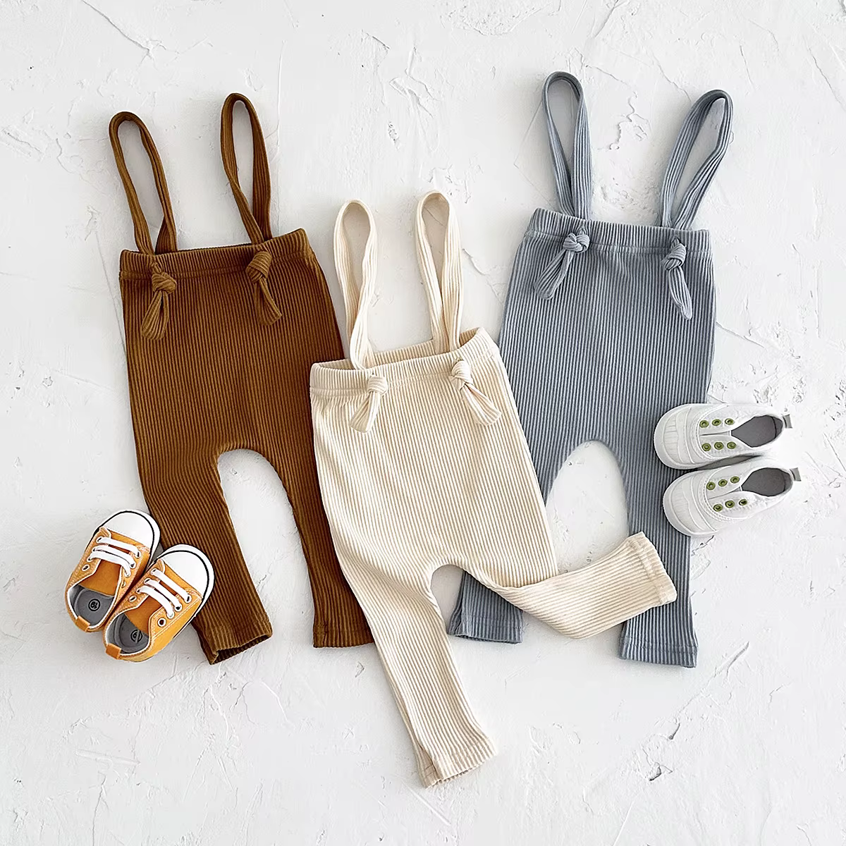 Leggings artificiel astiques en Coton pour Bébé Fille et Garçon, Salopette à Bretelles, Vêtement pour Nouveau-né
