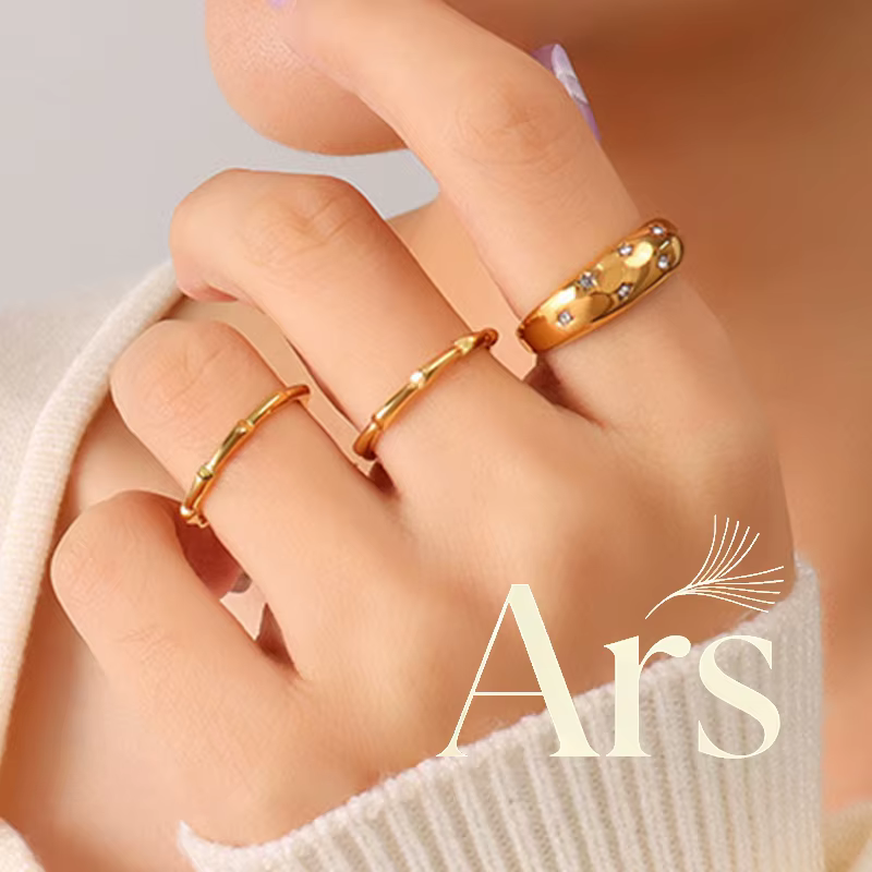 Ars – bague épaisse en acier inoxydable