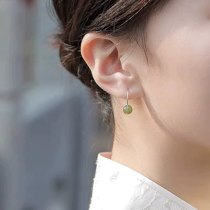 Boucles d'Oreilles Créoles en Argent Sterling 925 pour Femme