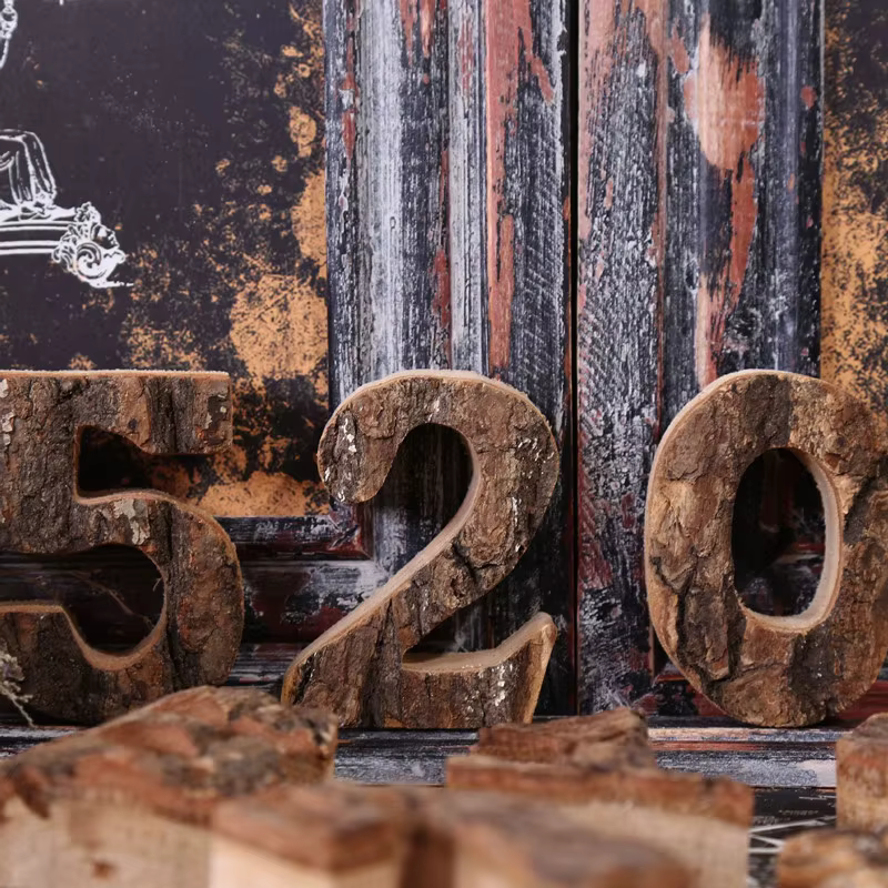 Lettres en bois décor à la maison Alphabet numéro bricolage