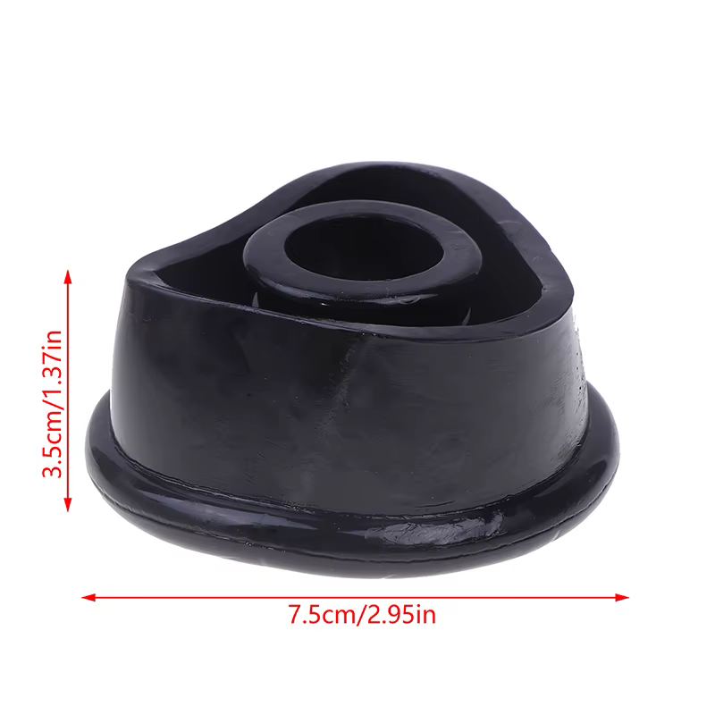 Anneau de cylindre confortable de précision ; Manchon d'étanchéité universel en silicone transparent/noir de qualité supérieure