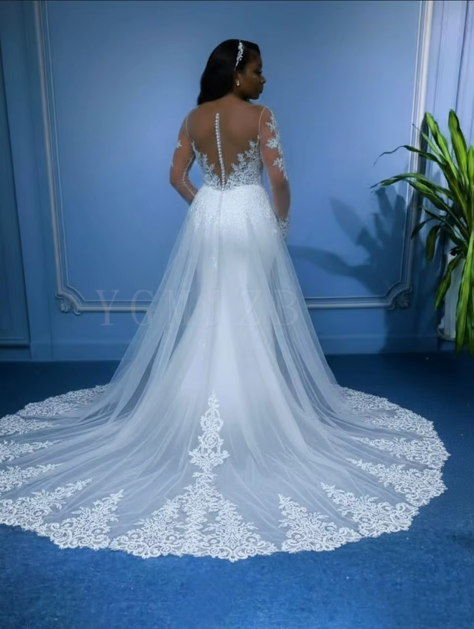 Robe de mariée sirène 2 en 1