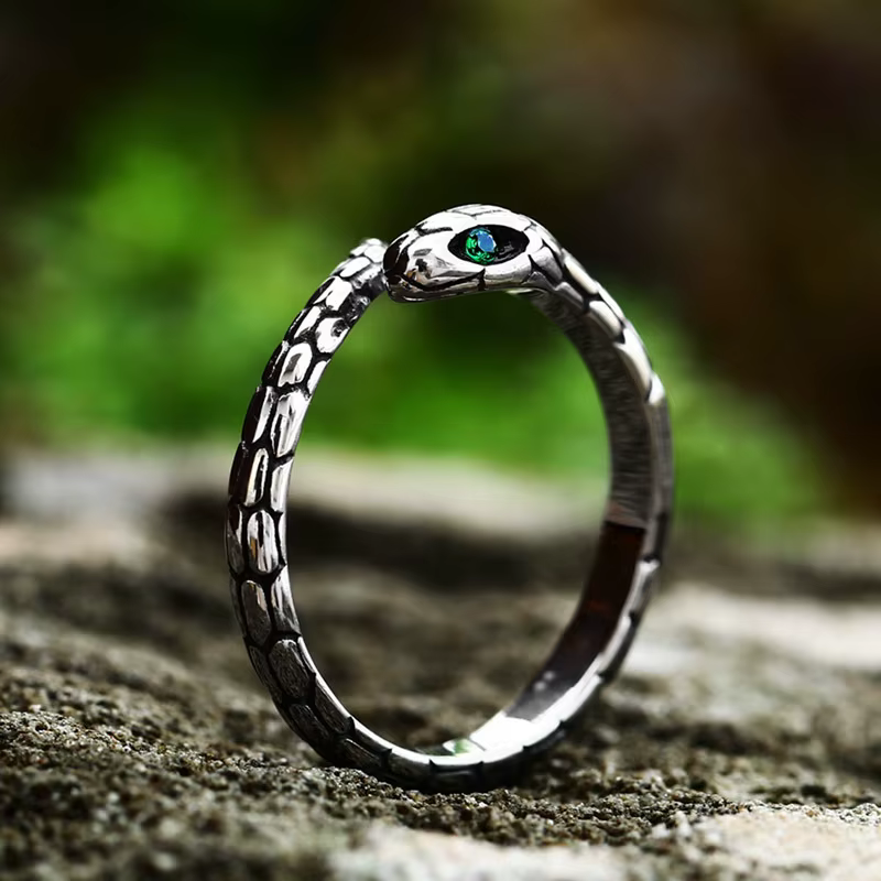 Zircon vert en argent sterling 925 ​ Bague de mariage pour femmes