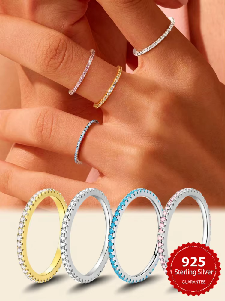 Bague en argent Sterling 925 pour femmes