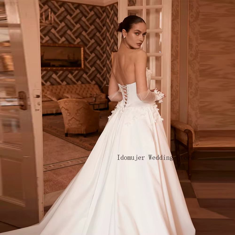 Robe de mariée de luxe en satin