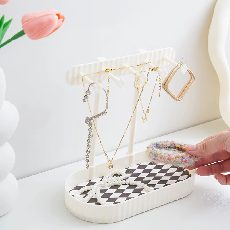 Organisateur de bijoux présentoir boucles d'oreilles Bracelet colliers bagues support de rangement suspendu