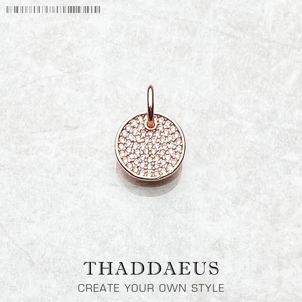 Pendentif cercles scintillants disque été nouvelle mode 925 en argent Sterling bijoux romantiques Europe cadeau pour les femmes