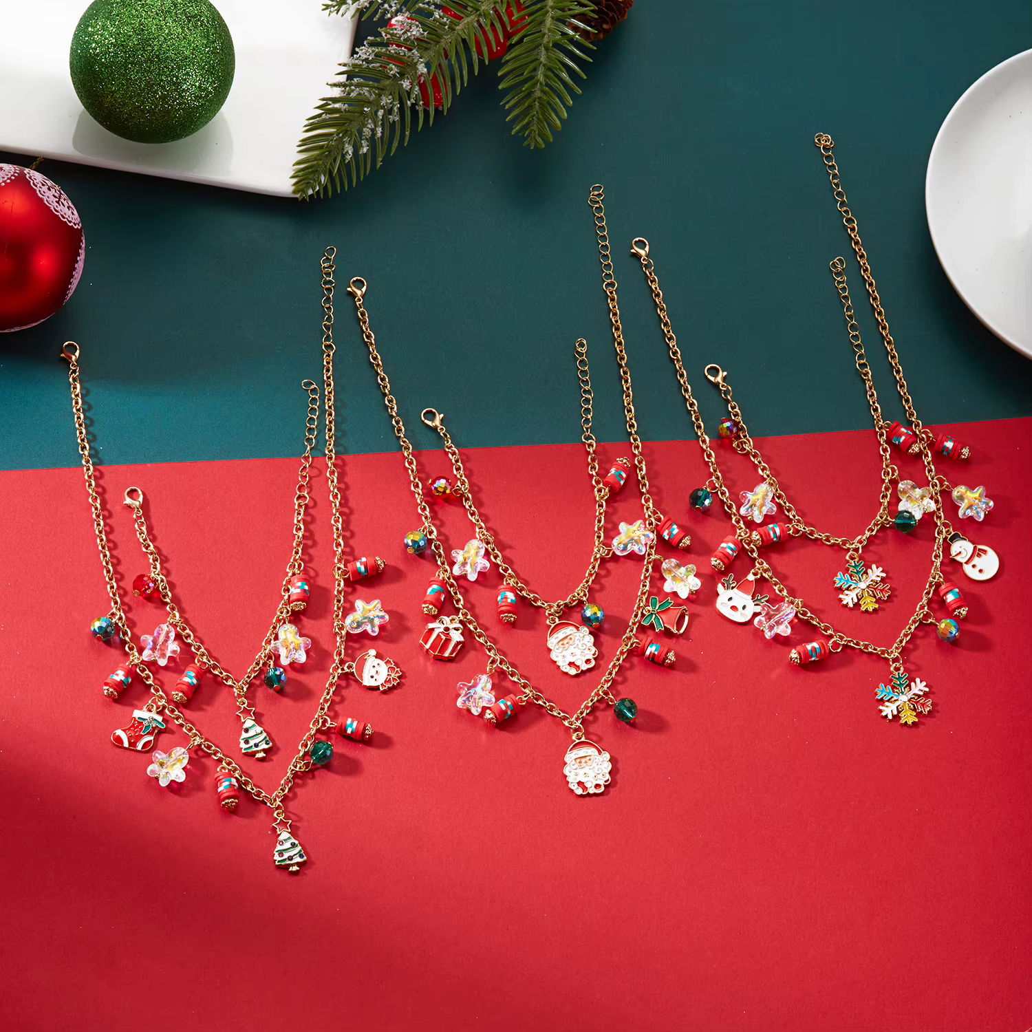 Ensemble de bijoux de noël pour femmes