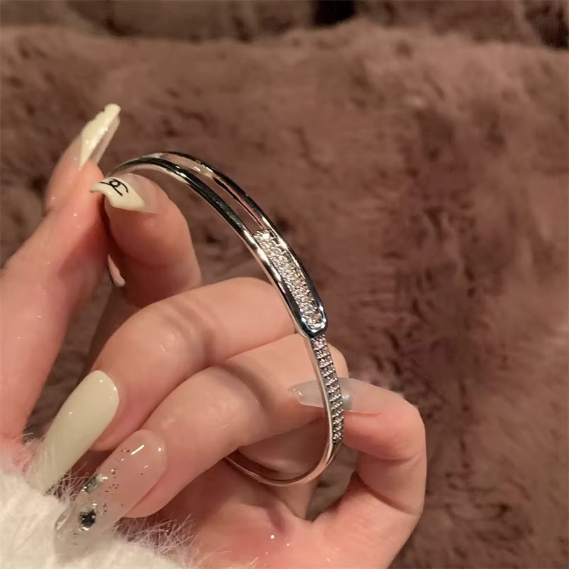 Bracelets de mariage de luxe en argent sterling 925 Buyee