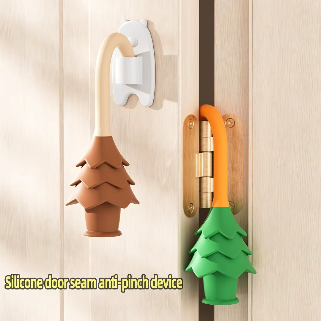 Ensemble de 2 butées de porte en silicone