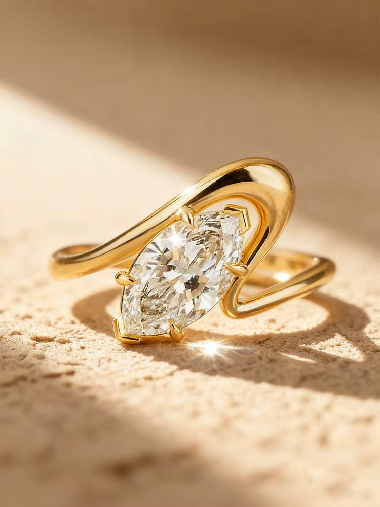 Bague minimaliste en argent Sterling 925 pour femmes
