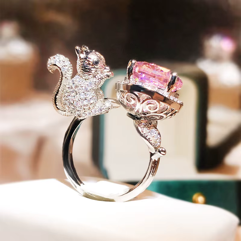 Bague plaquée argent 2024 pour femmes