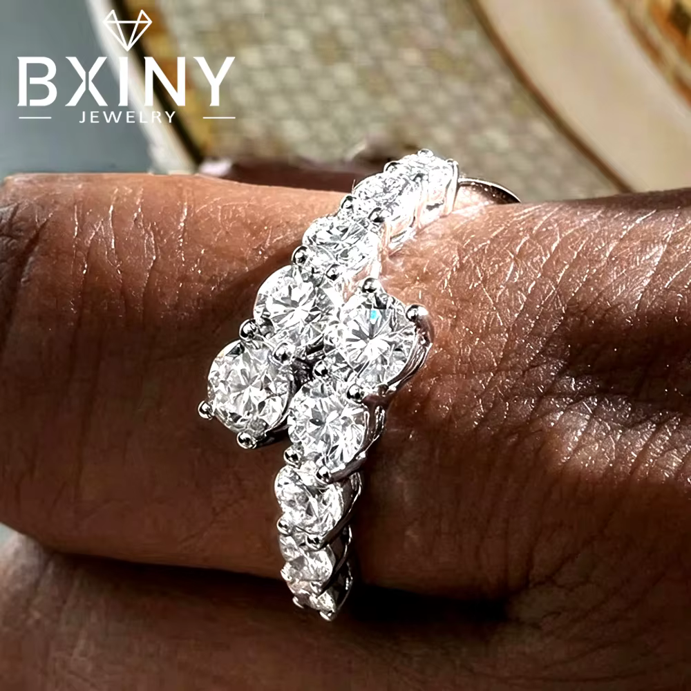 BXINY – bague ouverte en Moissanite