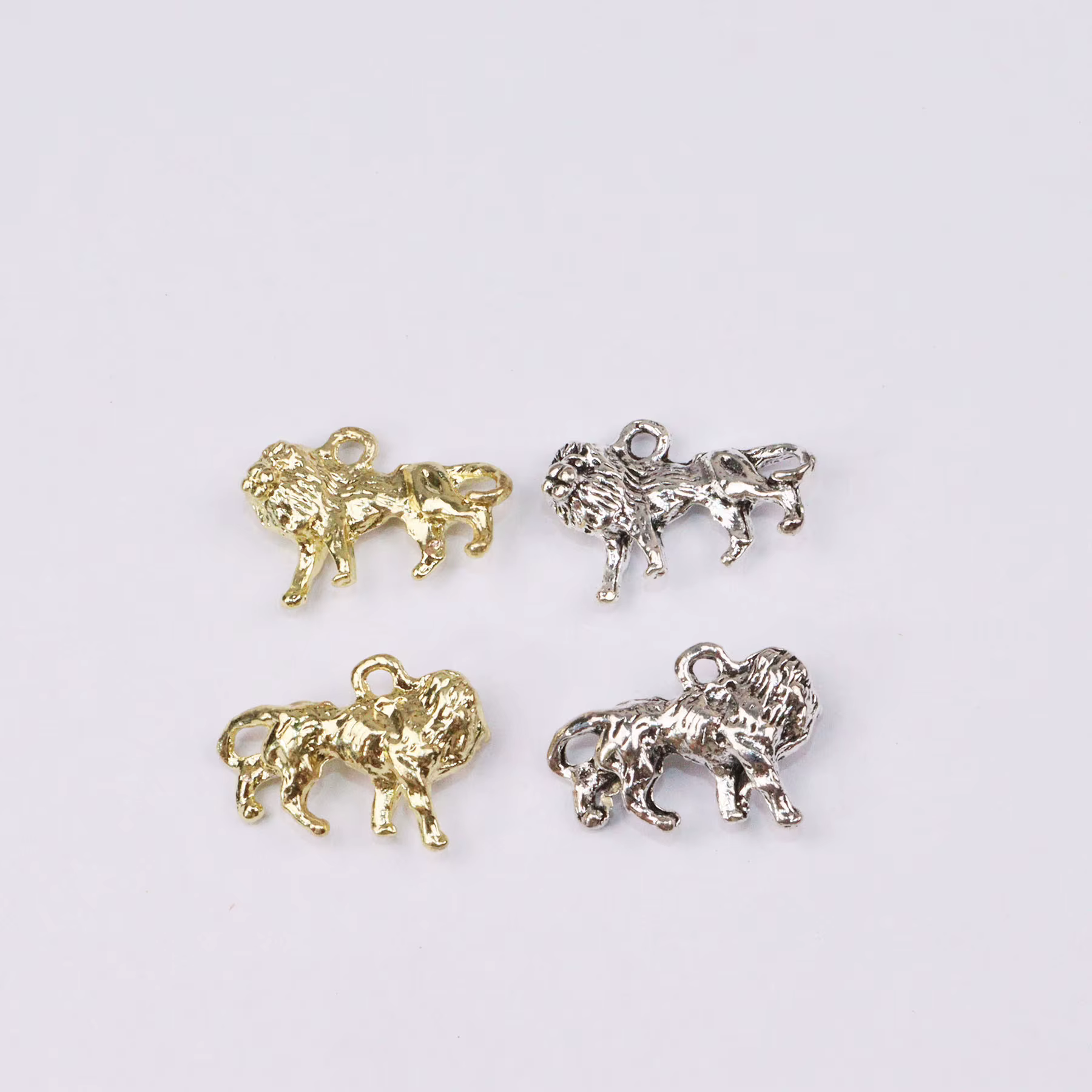Eruifa – boucles d'oreilles en alliage de Zinc, 20 pièces, 18x12mm, breloques, bijoux, DIY, 2 couleurs