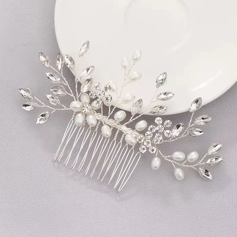 Peigne à cheveux de mariée