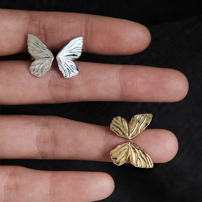 PONYKISS – bague ouverte en forme de papillon pour femmes