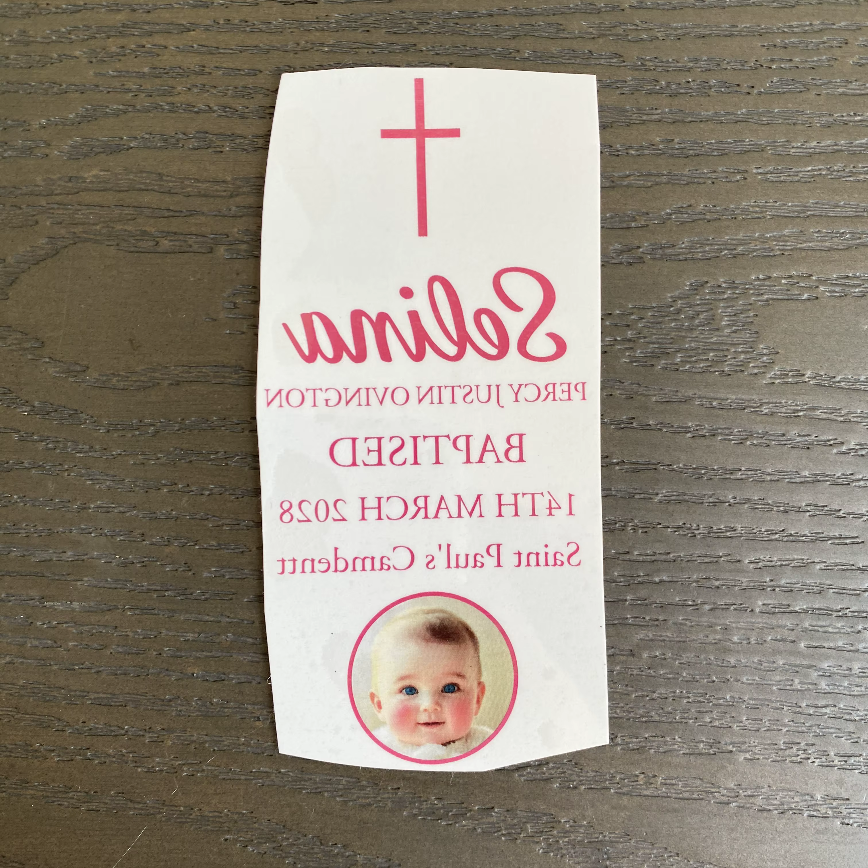 Autocollants photo personnalisés pour mariage